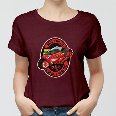 Akira Shotaro Kaneda Bike Round-Neck Unisex-T-Shirt