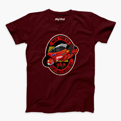 Akira Shotaro Kaneda Bike Round-Neck Unisex-T-Shirt