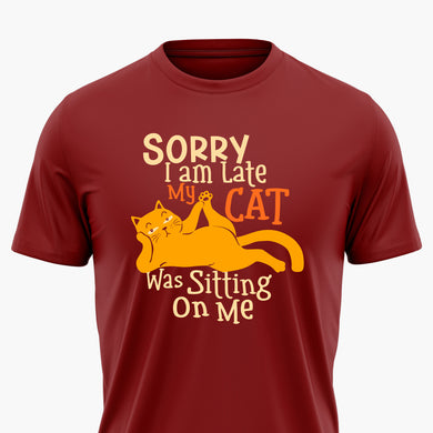 Sorry I am Late Round-Neck Unisex-T-Shirt