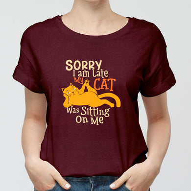 Sorry I am Late Round-Neck Unisex-T-Shirt