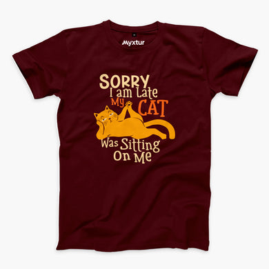 Sorry I am Late Round-Neck Unisex-T-Shirt