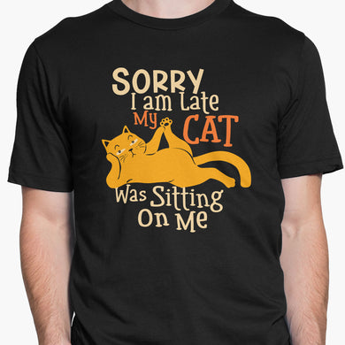 Sorry I am Late Round-Neck Unisex-T-Shirt
