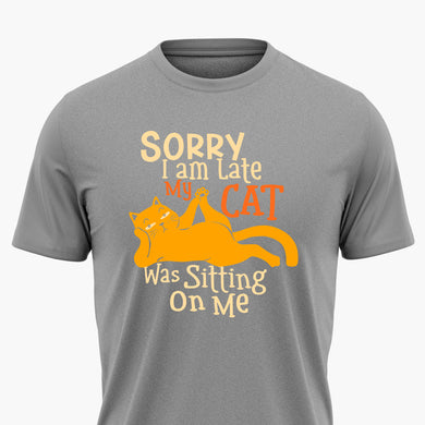 Sorry I am Late Round-Neck Unisex-T-Shirt