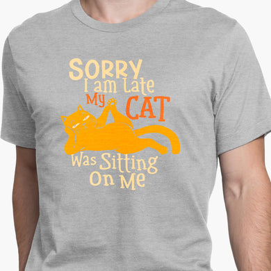 Sorry I am Late Round-Neck Unisex-T-Shirt