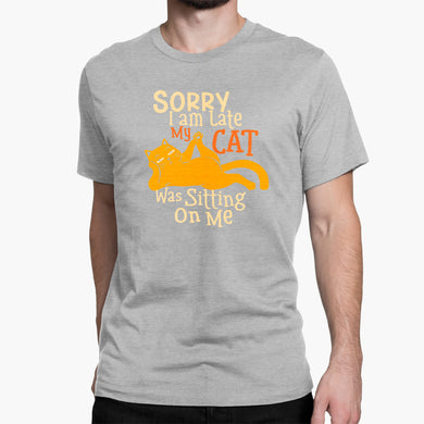 Sorry I am Late Round-Neck Unisex-T-Shirt