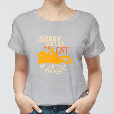 Sorry I am Late Round-Neck Unisex-T-Shirt