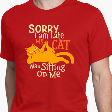 Sorry I am Late Round-Neck Unisex-T-Shirt