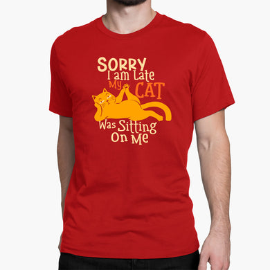 Sorry I am Late Round-Neck Unisex-T-Shirt