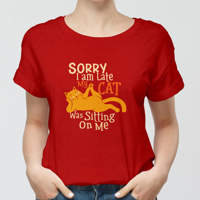 Sorry I am Late Round-Neck Unisex-T-Shirt