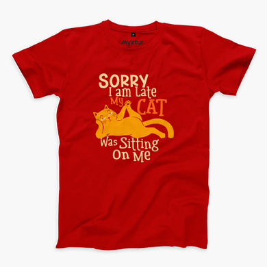 Sorry I am Late Round-Neck Unisex-T-Shirt