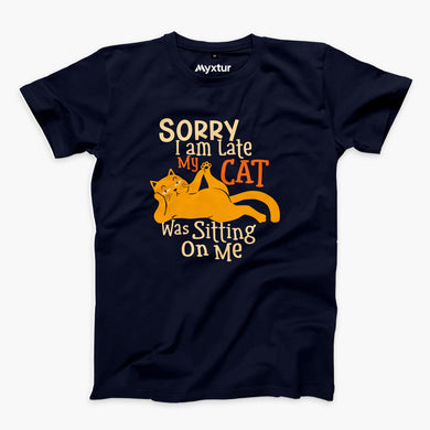 Sorry I am Late Round-Neck Unisex-T-Shirt