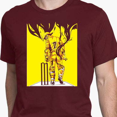 MS Dhoni Greatest Finisher Round-Neck Unisex-T-Shirt