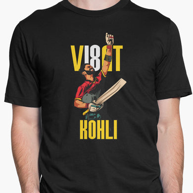 Virat King Kohli Round-Neck Unisex-T-Shirt