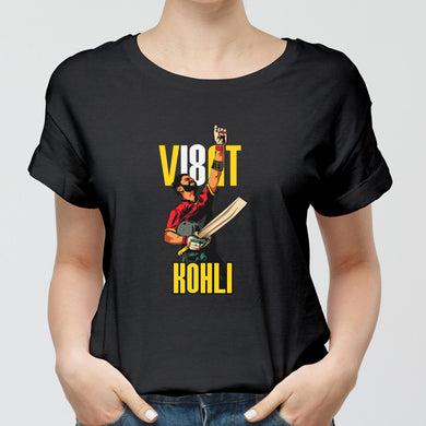 Virat King Kohli Round-Neck Unisex-T-Shirt