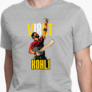 Virat King Kohli Round-Neck Unisex-T-Shirt