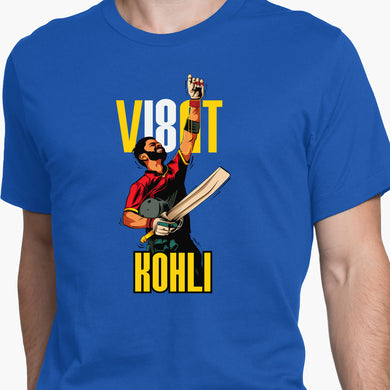 Virat King Kohli Round-Neck Unisex-T-Shirt