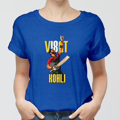 Virat King Kohli Round-Neck Unisex-T-Shirt