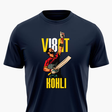 Virat King Kohli Round-Neck Unisex-T-Shirt