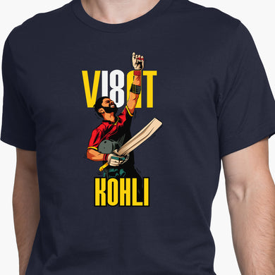 Virat King Kohli Round-Neck Unisex-T-Shirt