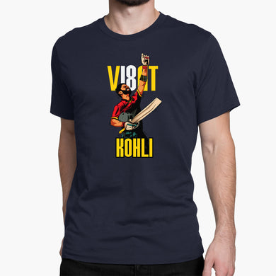 Virat King Kohli Round-Neck Unisex-T-Shirt