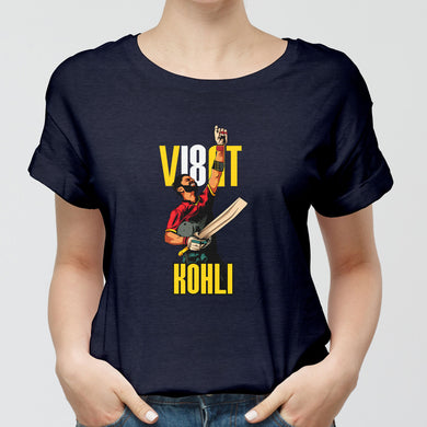 Virat King Kohli Round-Neck Unisex-T-Shirt
