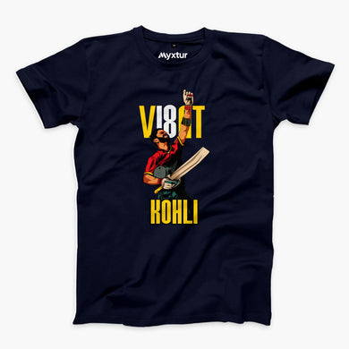 Virat King Kohli Round-Neck Unisex-T-Shirt