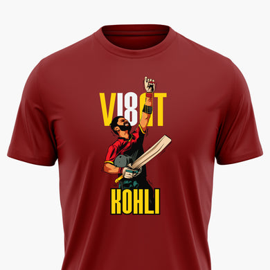 Virat King Kohli Round-Neck Unisex-T-Shirt