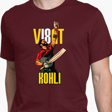 Virat King Kohli Round-Neck Unisex-T-Shirt