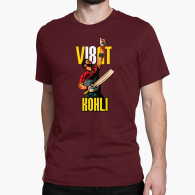 Virat King Kohli Round-Neck Unisex-T-Shirt