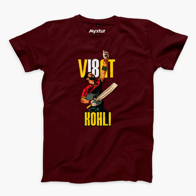 Virat King Kohli Round-Neck Unisex-T-Shirt