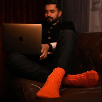 Tangy Orange Edition Socks from SockSoho